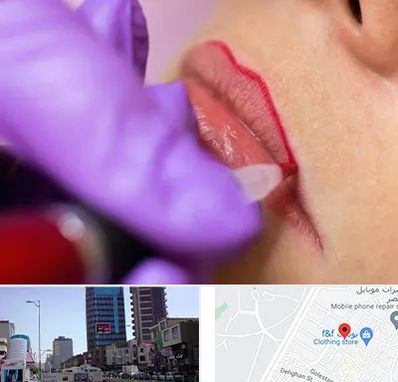 تاتو لب در چهارراه طالقانی کرج