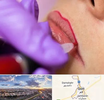 تاتو لب در قم