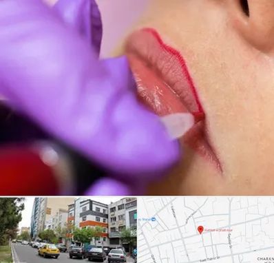 تاتو لب در هفده شهریور تبریز