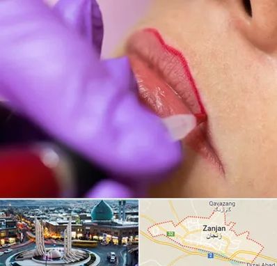 تاتو لب در زنجان