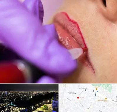 تاتو لب در هفت تیر مشهد