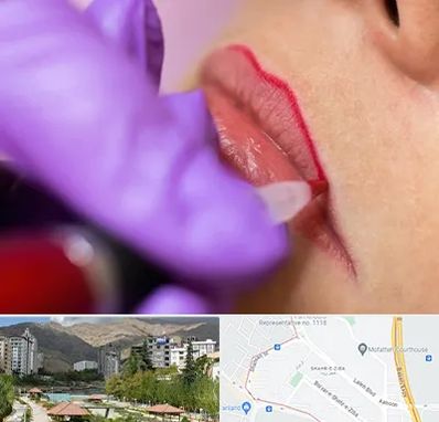 تاتو لب در شهر زیبا