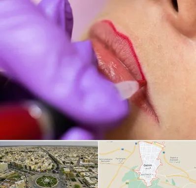 تاتو لب در قزوین