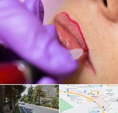 تاتو لب در مهرویلا کرج