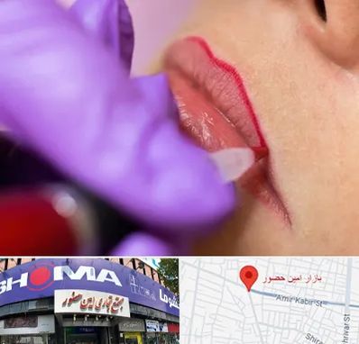 تاتو لب در امین حضور