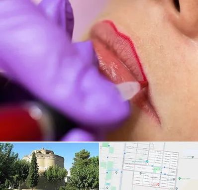 تاتو لب در مرداویج اصفهان