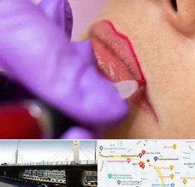 تاتو لب در پارک وی