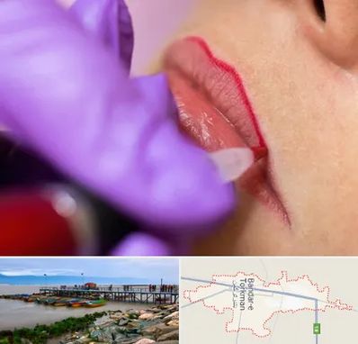 تاتو لب در بندر ترکمن