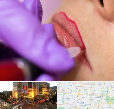 تاتو لب در جنت آباد تهران 