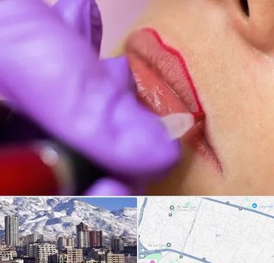 تاتو لب در ازگل