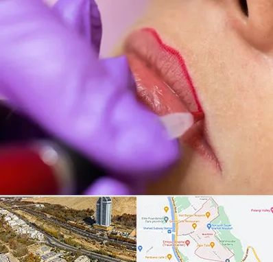 تاتو لب در خیابان نیایش شیراز