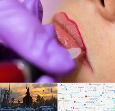 تاتو لب در میدان حر