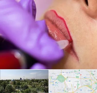 تاتو لب در منطقه 16 تهران