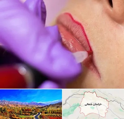 تاتو لب در خراسان شمالی