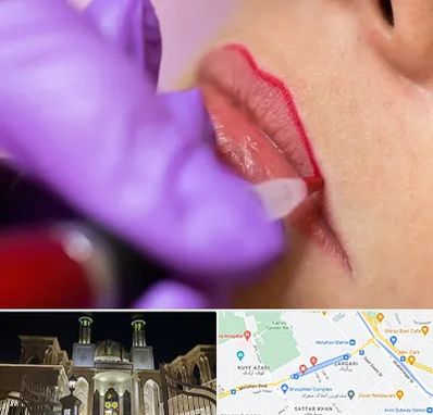 تاتو لب در زرگری شیراز