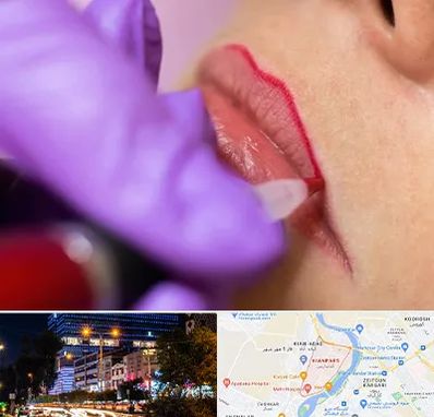 تاتو لب در کیانپارس اهواز