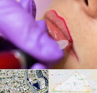 تاتو لب در قاسم آباد مشهد