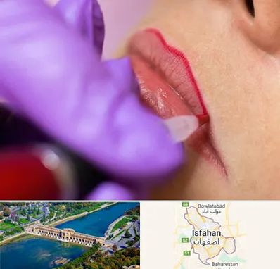 تاتو لب در اصفهان