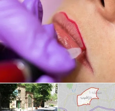 تاتو لب در دزاشیب