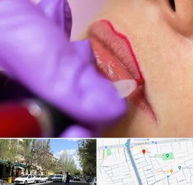 تاتو لب در کوی فیروز تبریز