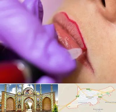 تاتو لب در سمنان