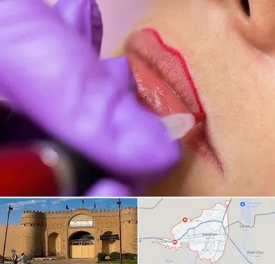 تاتو لب در ایرانشهر