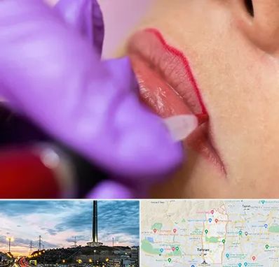 تاتو لب در منطقه 2 تهران