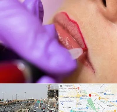 تاتو لب در بلوار توس مشهد