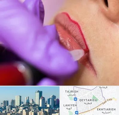 تاتو لب در قیطریه