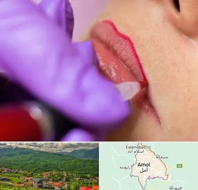 تاتو لب در آمل