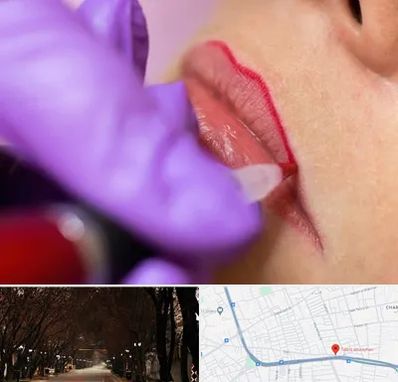 تاتو لب در ابوریحان تبریز