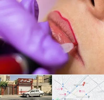 تاتو لب در باجک قم