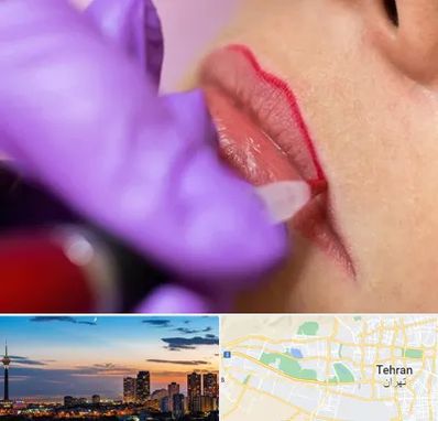 تاتو لب در غرب تهران 