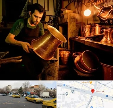 خریدار ظروف مسی در شهناز تبریز 