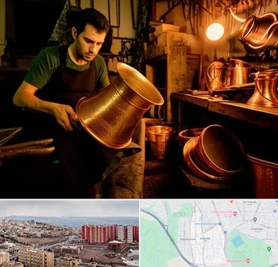 خریدار ظروف مسی در سهند تبریز 