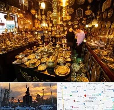 خریدار ظروف برنجی در میدان حر