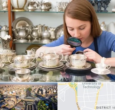 خریدار ظروف نقره در استاد معین