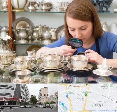 خریدار ظروف نقره در بلوار فردوس 