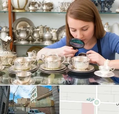خریدار ظروف نقره در خزانه