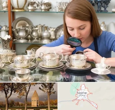 خریدار ظروف نقره در تویسرکان