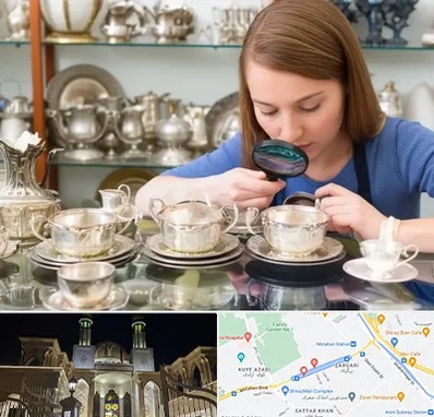 خریدار ظروف نقره در زرگری شیراز 