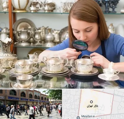 خریدار ظروف نقره در بازار تهران