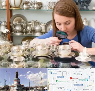 خریدار ظروف نقره در کارگر جنوبی 