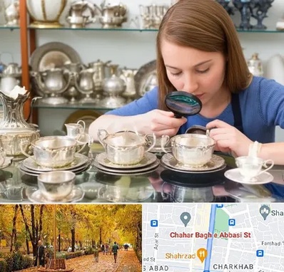 خریدار ظروف نقره در چهارباغ اصفهان 
