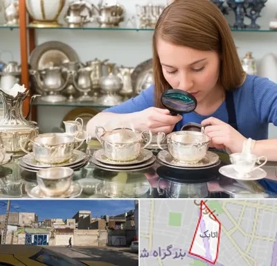 خریدار ظروف نقره در اتابک