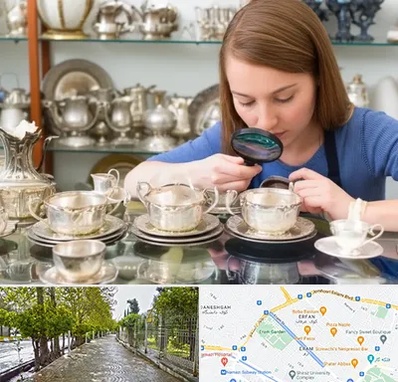 خریدار ظروف نقره در خیابان ارم شیراز 