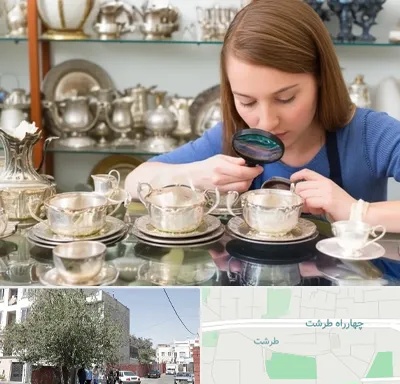 خریدار ظروف نقره در طرشت