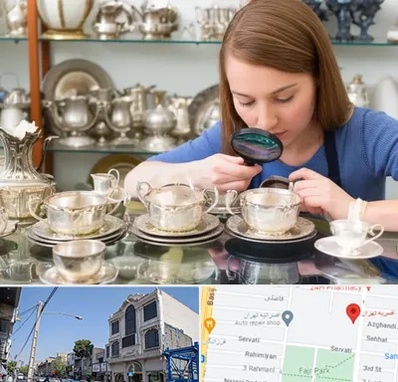 خریدار ظروف نقره در افسریه