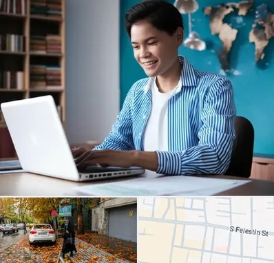 مترجم زبان انگلیسی در خیابان فلسطین 
