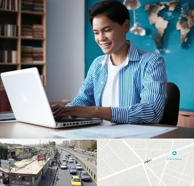 مترجم زبان انگلیسی در خیابان دماوند